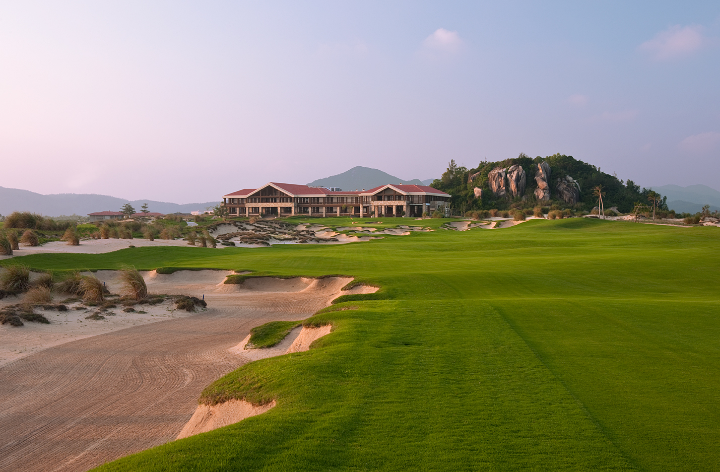 The Dunes links course on the Hainan coast