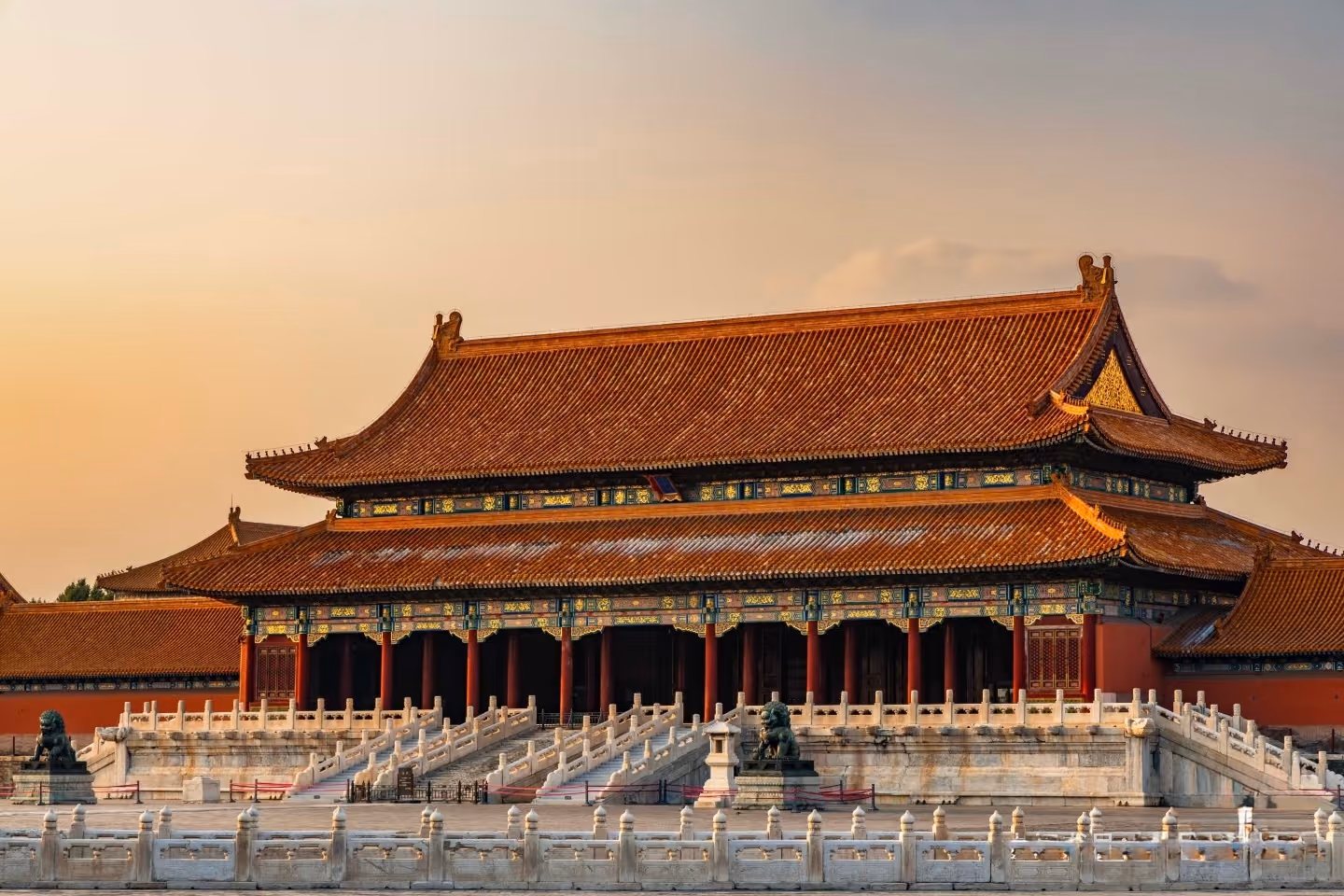 The Forbidden City at golden hour, Beijing