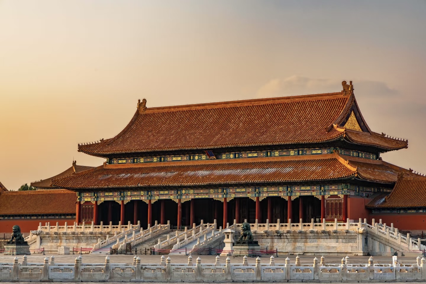 The Forbidden City at golden hour, Beijing