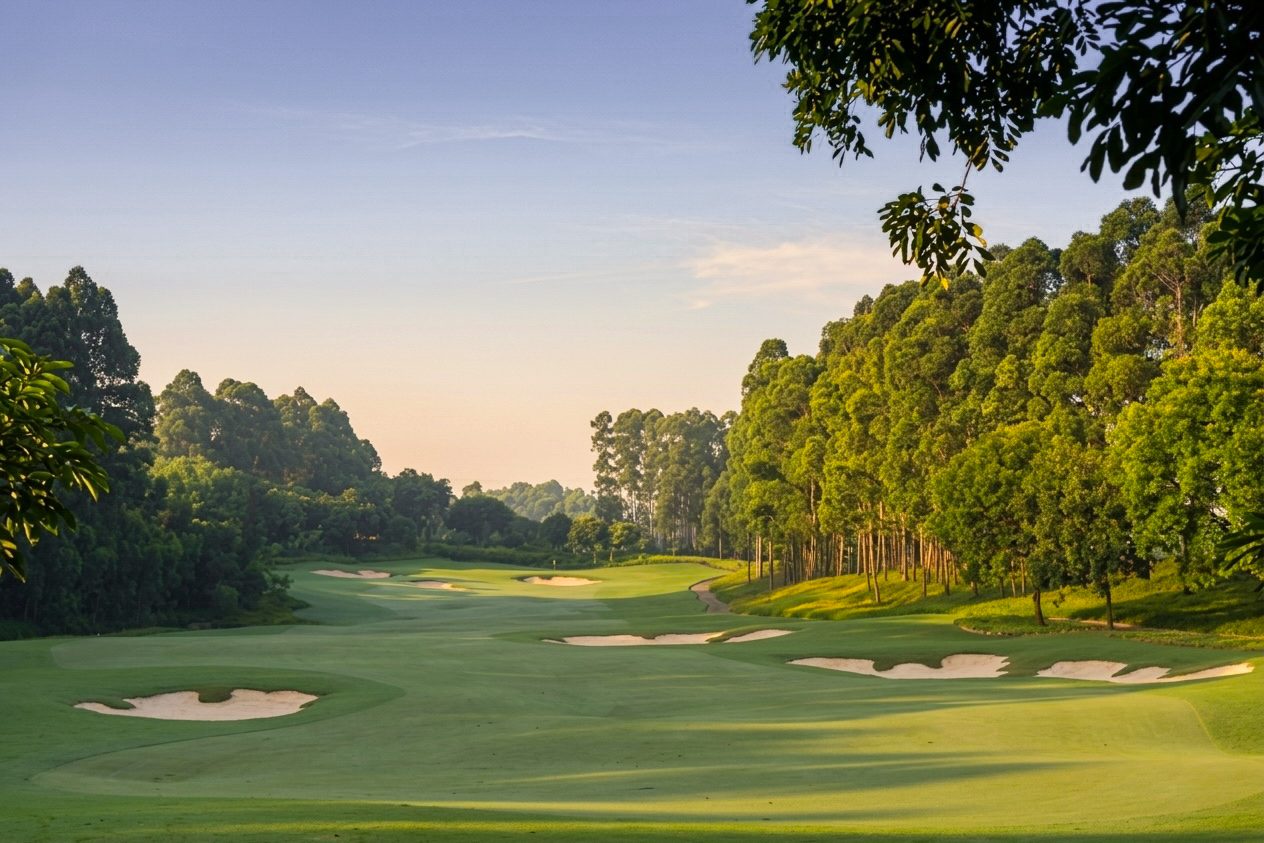 A green at Foshan Golf Club