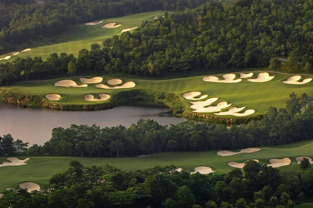A championship fairway at Mission Hills, the world's largest golf club