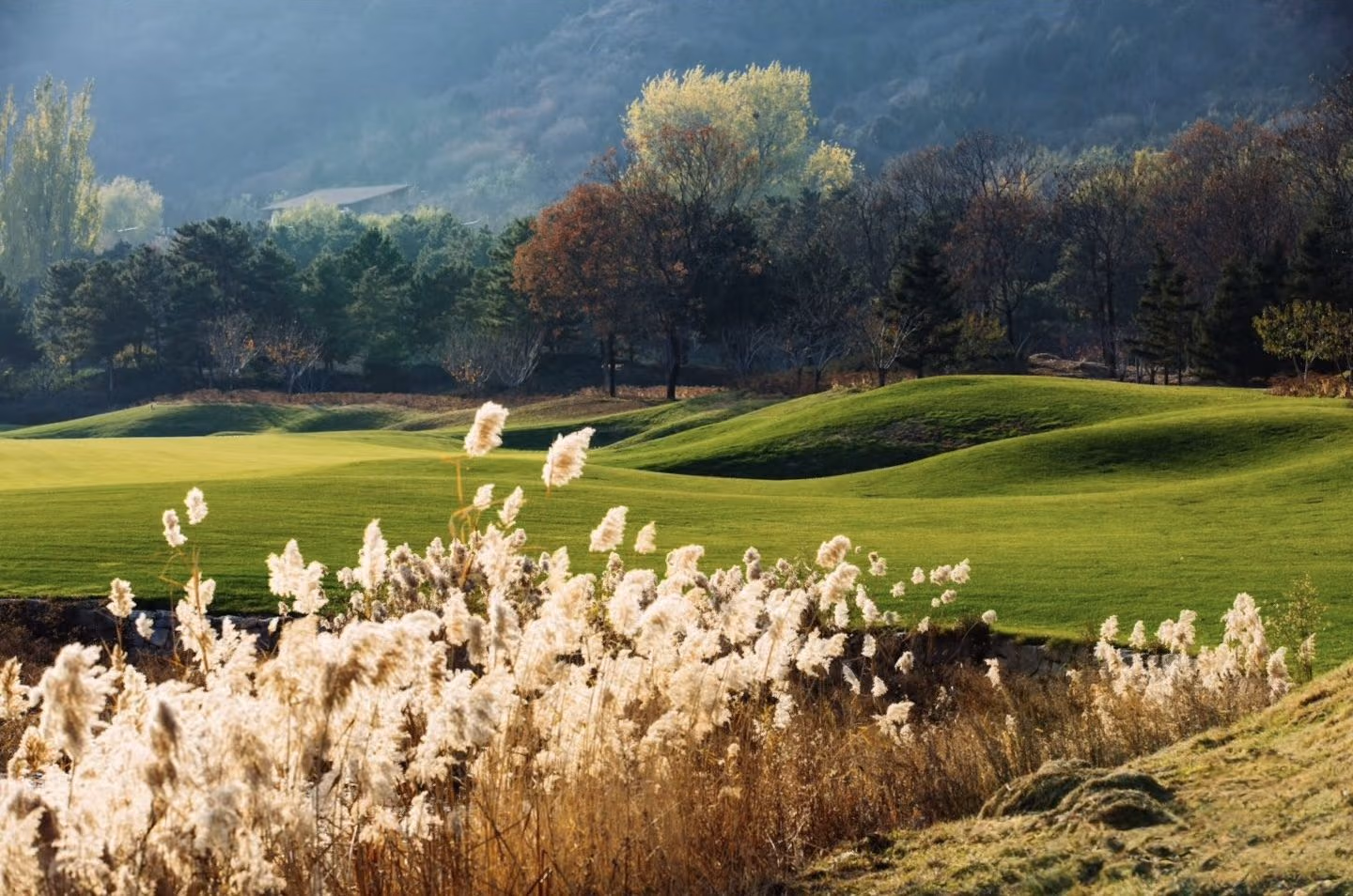 Autumn fairways at Topwin Golf & Country Club